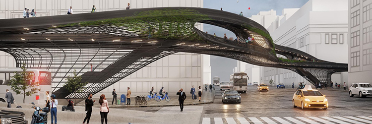 DXA studio honored for design of Midtown Viaduct 2020 NYCxDESIGN Awards by Interior Design and ICFF